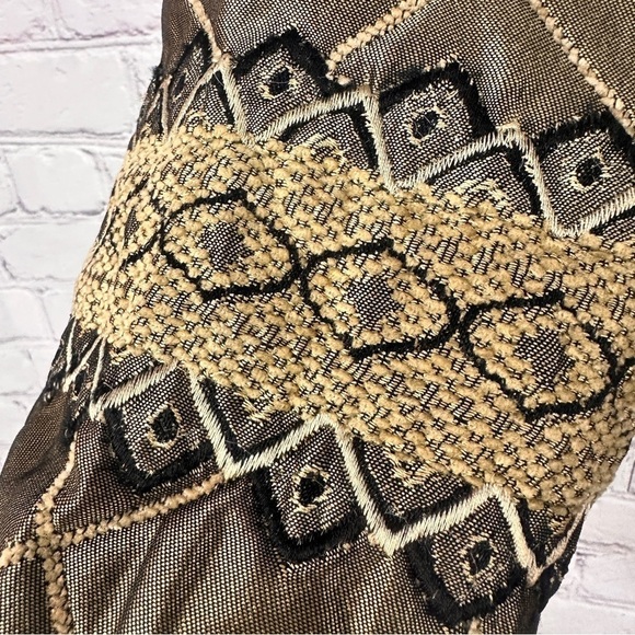 Woman’s formal jacket blazer size 1X plus size gold diamond wedding winter - Picture 5 of 14